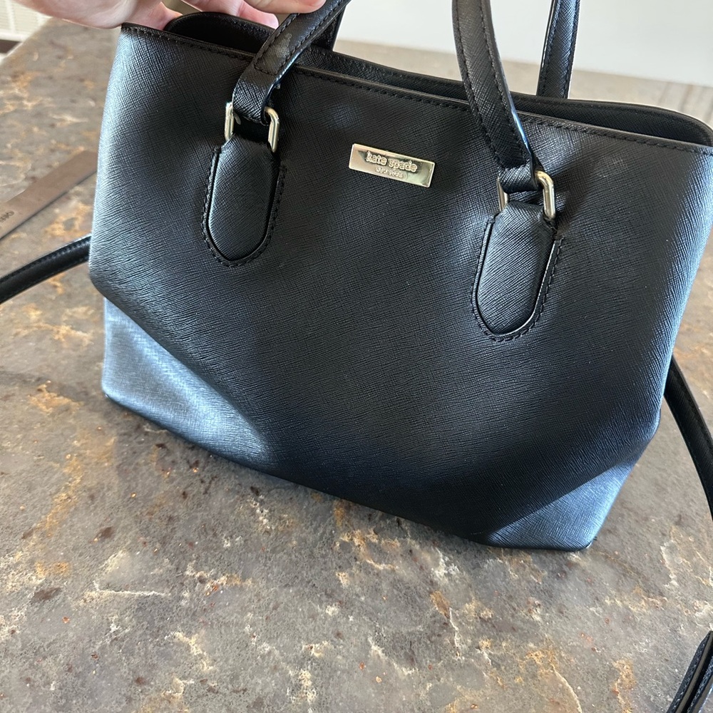 Kate Spade Black and Gray Satchel